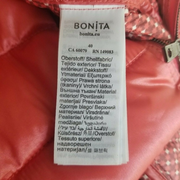 BONITA Jacket Puffer Vest Size 8 - Picture 7 of 7